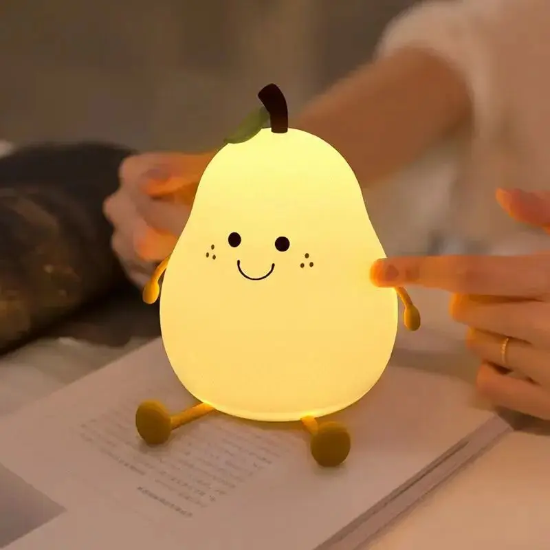 E lamp rechargeable colorful dimming touch silicone cute companion sleep decoration kid thumb200