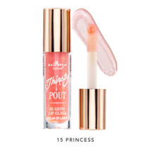 Italia Deluxe Thirsty Pout Hi-Shine Lip Gloss - Pigmented - Pink Shade *PRINCESS - £2.34 GBP
