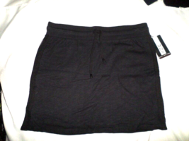 Marc New York Cotton Knit Lounge Skirt Black Size L NWT - $24.75