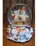 Cute Snowboy and Snowgirl with Presents Snow Globe - $55.10