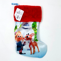 Rudolph The Nose Reindeer &amp; Bigfoot Ruz Holiday Christmas Stocking - £3.88 GBP