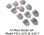 ANDIS Snap-On Blade Attachment Comb Set for ProAlloy,ENVY,Cordless USPro... - $24.99