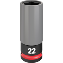 Milwaukee Tool SHOCKWAVE Impact Duty 1/2 Drive 22MM Metric Lug Nut Wheel Socket - $1,053.63 MXN