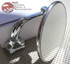 Curved Arm Rearview Outside Side Door Rearview Peep Mirror Classic Antique Car - £25.50 GBP