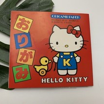Sanrio Hello Kitty Vintage Origami Paper Set Pop Up Kittys Room 3 Sizes - $19.79