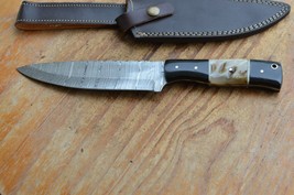 damascus hand forged hunting/kitchen sheaf knife From The Eagle Collecti... - $39.59