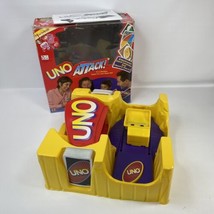 Uno Attack Card Game COMPLETE WORKS Mattel 2003 Electronic Launcher Tested - $16.83