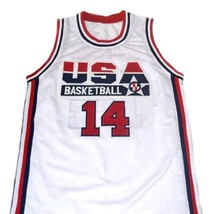 Alonzo Mourning #14 Team USA Basketball Jersey White Any Size - £27.53 GBP