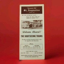 St. Augustine One Page Sight Seeing Vintage Travel Brochure Booklet Map ... - £9.51 GBP