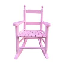 Children's Light Pink Solid Wood Rocking Chair - Indoor Outdoor Durable - $73.99