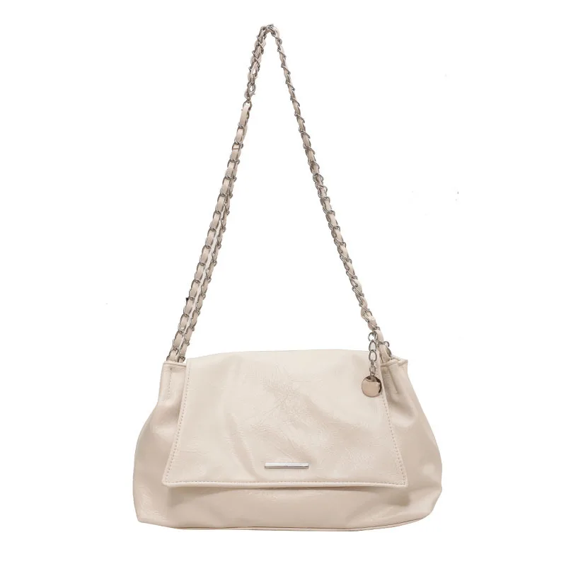 Small niche design large capacity silvery shoulder bag for women&#39;s summe... - £53.70 GBP