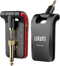 Lekato Wireless Guitar System 2.4Ghz Rechargeable Audio Wireless, Ws-60 - $63.11