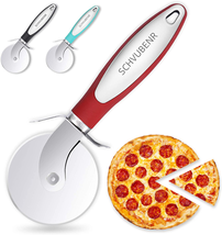 Premium Pizza Cutter - Stainless Steel Pizza Cutter Wheel - Easy to Cut ... - £6.01 GBP