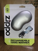 Brand New Zippo rechargeable Hand Warmer 5200 mah Battery Power Bank - SIlver - £24.58 GBP