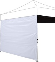 White Sidewall Only Abccanopy Instant Canopy Sunwall 10X10 Ft. 1 Pack. - £28.29 GBP