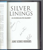 Silver Linings My Life Before &amp; after Challenger 7 by June Scobee Rodgers Signed - £38.16 GBP