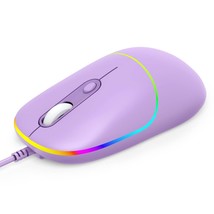 Wired Mouse,Usb Computer Mouse Backlit Ultra Silent Wired Mouse With 6400 Dpi,Er - $29.99