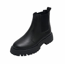 Fashion Boots Women Warm Winter Boots 4cm Heel Boots For Woman Platform Black Ba - £29.56 GBP