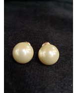 925 Argento Sterling Diamanti Finti &amp; Big Perla Bianca Orecchini - $115.51 CAD