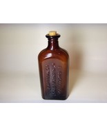 VINTAGE A. RHODES CO   HAIR PREPARATIONS BROWN  BOTTLE LOWELL, MASS - £11.64 GBP