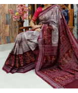 Buy Original Sambalpuri Cotton Saree from Odisha Handloom - £101.90 GBP