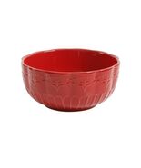 Set of Four (4) Pioneer Woman ~ TONI ~ Red ~ 6.5&quot; ~ Stoneware Cereal Bowls  - $1,100.64 MXN