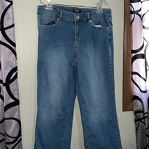 Chaps jeans, mid rise, crop kick size 10/30 - £11.61 GBP