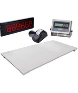 SellEton 48&quot; X 96&quot; Floor Scale with Printer &amp; Scoreboard Warehouse Indus... - $2,839.06