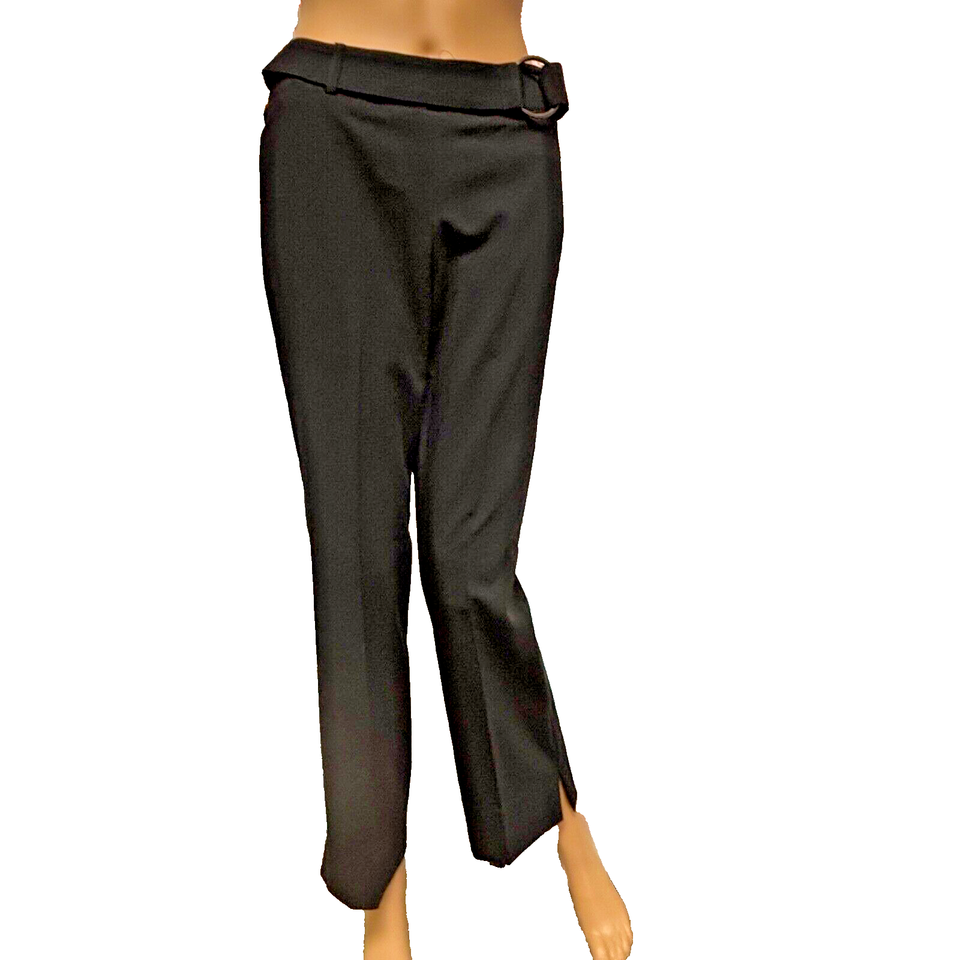 vintage Larry Levine Stretch ladies 6 Petite Black Dress Pants - $24.50