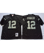 #12 Ken Stabler Black Jersey - $45.00
