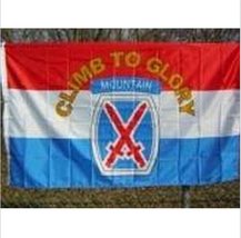 USA Premium Store 10th Mountain Division Flag 3x5 ft United States US Army Climb - £6.20 GBP