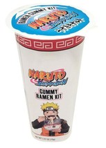 Naruto Shippuden Anime Itadakimasu! Gummy Ramen Kit One Serving Cup NEW SEALED - £3.13 GBP