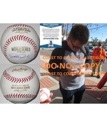 Joe Panik San Francisco Giants signed World Series baseball proof Becket... - $197.99