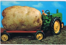 Postcard Potato On Toy Tractor Prince Edward Island PEI - $3.95