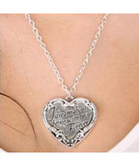 Twilight Jewellery Heart Quote Necklace - £22.07 GBP