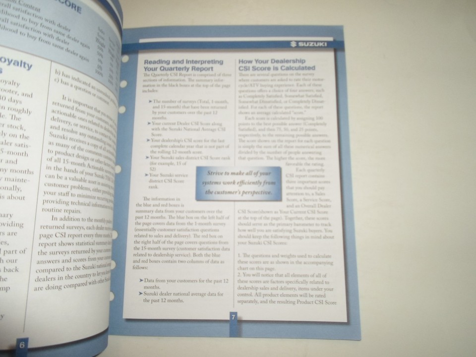 2006 Suzuki Customer Loyalty Program Guide Manual FACTORY OEM BOOK 06 DEALERSHIP Item image 4