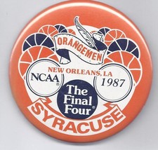 1987 Final Four New Orleans syracuse Pin - $19.21