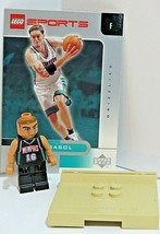LEGO Sports NBA Grizzlies Pau Gasol #16 2002 Upper Deck Card Base Black Jersey - £10.04 GBP