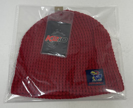 Kansas Jayhawks - RED KNIT BEANIE HAT - ONE SIZE FITS ALL - KU UNIVERSITY - $9.99