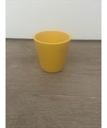 Vintage Melamine Yellow Cup Melamina Per Alimenti 84 Italy - $149.24 MXN