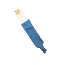NOS Vintage 80s Nylon Stirrup Athletic Sport Soccer Socks Carolina Blue ... - $14.80