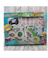 Battery Operated 16 Pieces Puzzle Vehicle Set Police Car - €15,57 EUR