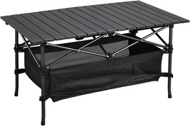 Wuromise Folding Aluminum Folding Table Roll Up Table For Indoor, Outdoor, - £57.01 GBP
