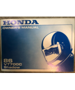 1986 Honda VT700C VT 700 C Shadow Owners Owner Operators Manual FACTORY NEW - $1,154.76 MXN