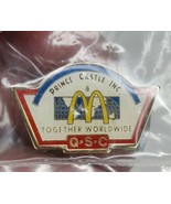 McDonald&#39;s Vintage Golden Arches Enamel Lapel Pin Prince Castle QSC  - £9.41 GBP