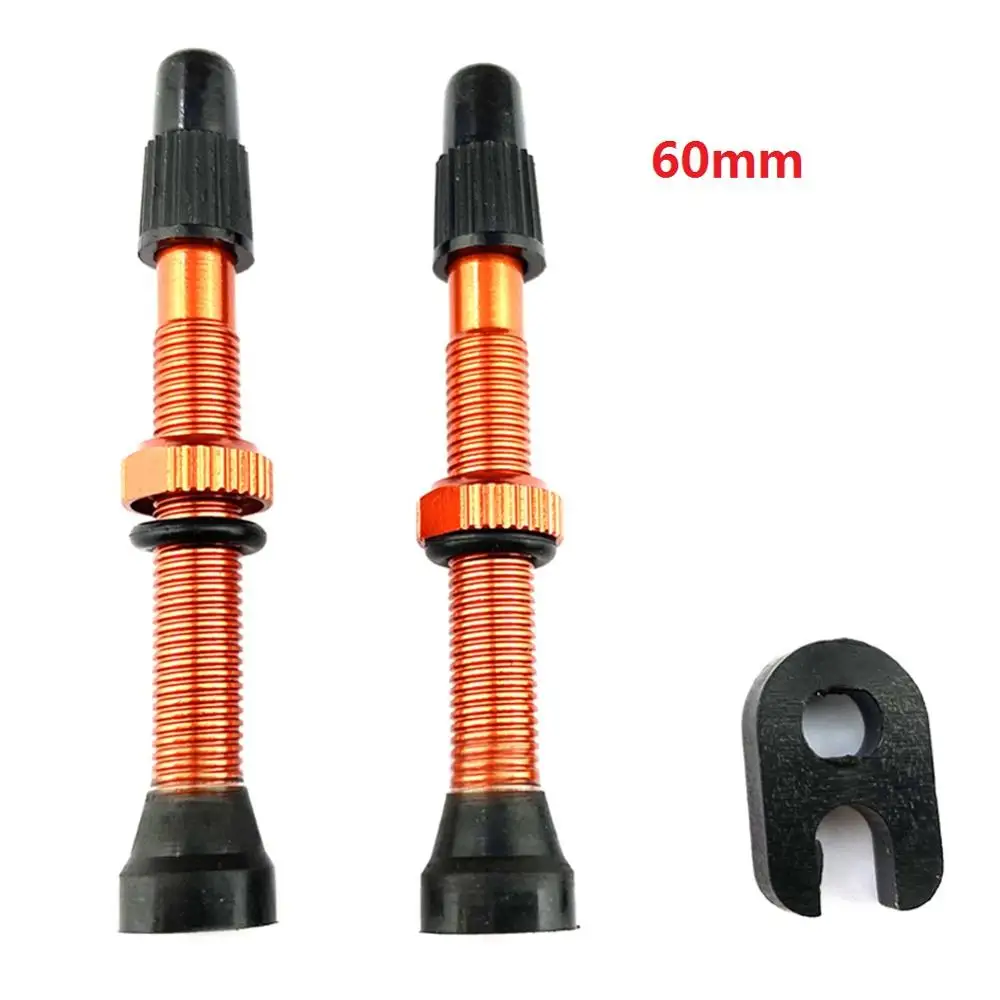 1PC/Pair Valvula less Stem Presta Valve  Road MTB Bike 60mm Aluminum Alloy Repai - $29.69