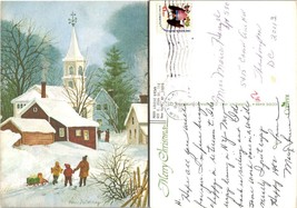 New York City Christmas Card Posted 1981 From Mary Louise Brown Postcard - $9.40