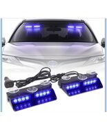 2 In 1 LED High Intensity Windshield Hazard Warning Flashing Lights NEW!!! - $728.39 MXN
