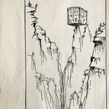 1932 Waste At the Grand Canyon Van Loon Interpretive Art Print Pen and Ink - £21.98 GBP