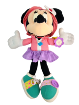 Vtg Minnie Mouse Learn to Dress Me Doll Toy Plush Mattel Arco Disney 12&quot; Rare - £9.91 GBP